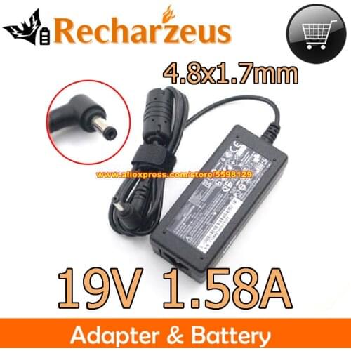Genuine CHICONY A12-030N1A 19V 1.58A 30W Ac Adapter For CLEVO TURBOX W950TU W515TU For Realtek RTL8723BE Laptop Power Supply
