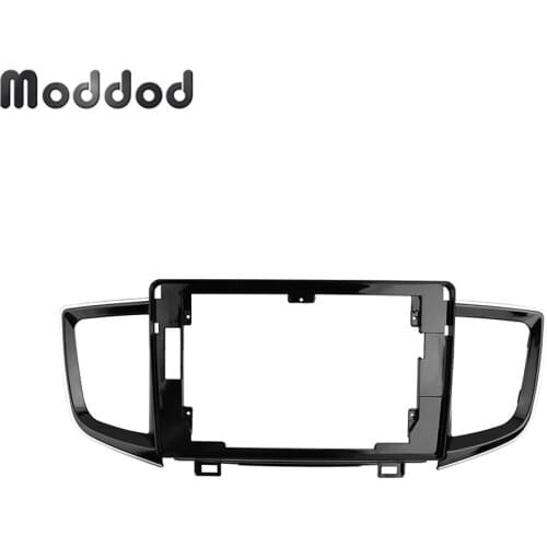 Fit for HONDA PILOT 2016+ Radio Fascia Double Din 10.1 INCH Stereo DVD Player Install Bezel Surround Trim Panel Kit Face Plate