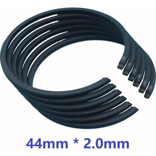 6pcs/lot 44mm * 2.0mm Piston Ring Universal Fit CG520 Brush Cutter Grass Trimmer 44F-5 Engine 52CC MITSUBISHI TL52 TB52