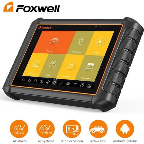 Original Foxwell GT65 8 Inch Tablet Professional Car Diagnostic Tool Auto Scan Pad Automotive Scanner Universal ECU Coding