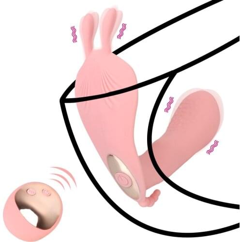 Clitoris Stimulator Erotic Toy Panty Vibrator G Spot Massager Wearable Rabbit Dildo Vibrator Sex Toys for Women Remote Control