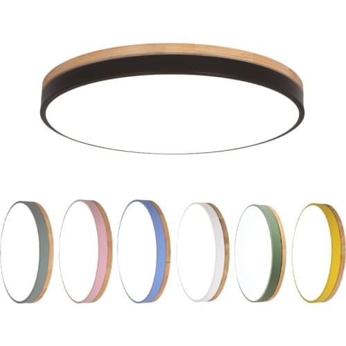 New Modern Round LED Ceiling Light 27W 36W 48W AC 85-265V Ultra-Thin Living Room Lamp Bedrorface Mount Remote Control