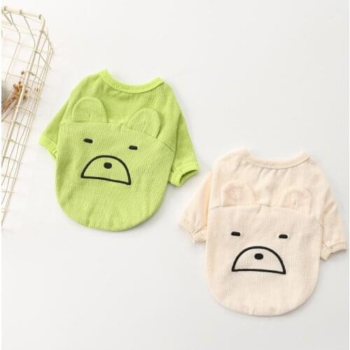 Warm Dog Clothes Spring Autumn Pet Clothes For Small Medium Dogs French Bulldog Simple Design Puppy Dog Shirt Ropa Perro York