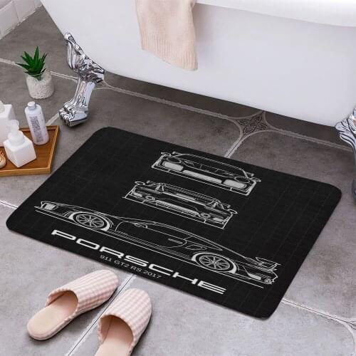 Toyota 86 2012 Carpet Areas Rug Non-slip Floor Mat Rug 3D Printing Living Room Bedroom Door Mat Home Decoration