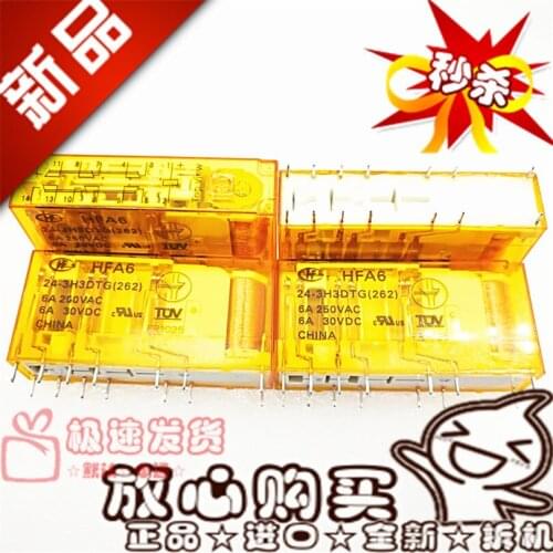 Off-the-Shelf HFA6 24-3H3DTG Safety Relay Three on and Three off 24VDC 24-3H3DTGF