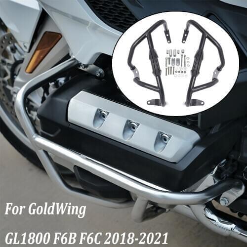 Motorcycle Engine Guard Crash Bar Bars Bumper Protector For HONDA Gold Wing 1800 GL1800 F6C GoldWing GL-1800 F6B 2018-UP 2020