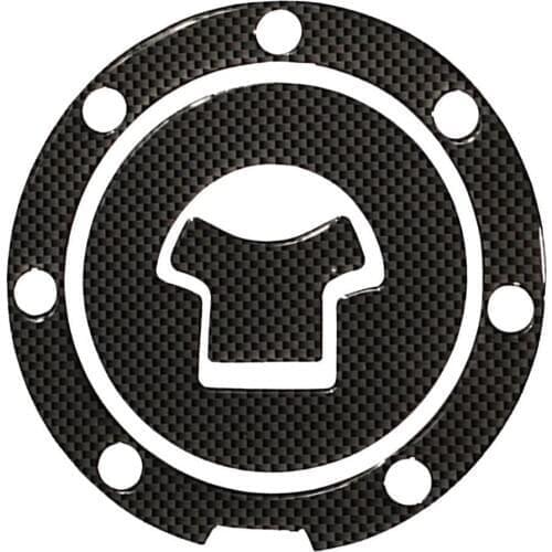 1Pcs Carbon Fiber Fuel Gas Oil Cap Tank Pad Tankpad For Motorcycle For Honda Protector Kawasaki Sticker Universal N9O0