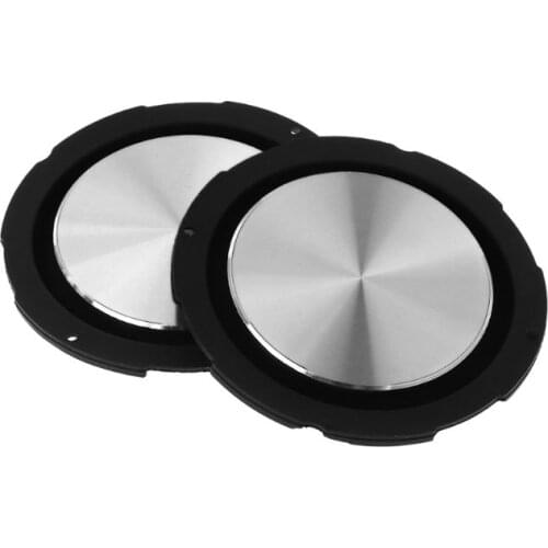 2PCS Passive Bass Radiator Speaker Diaphragm 55mm Auxiliary Strengthen Vibration Membrane Woofer DIY Accessories