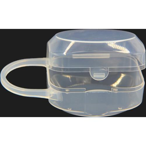 2 Pcs Portable Pacifier Holder Handbag Design Baby Pacifier Nipple Case Traveling Storage Box for Jewelry Small Gadget