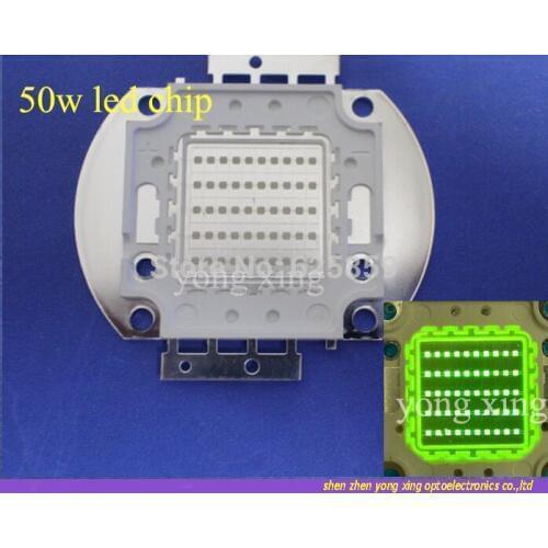 50W Green High Power LED Light Lamp 520nm- 525nm 3500LM 4000LM 30V-34V DIY