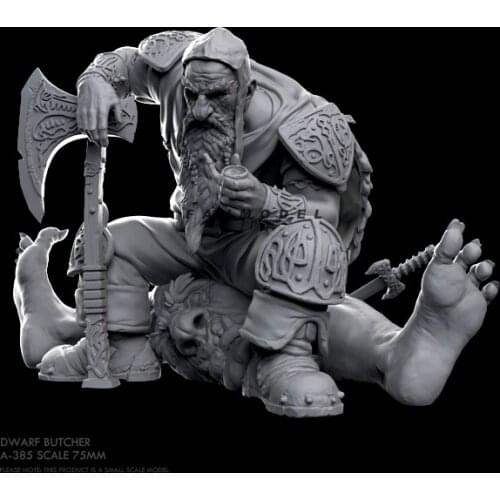 75MM Resin model kits DIY toy figure self-assembled A-385