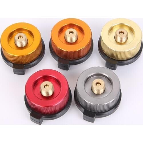 Outdoor Camping Gas Tank Connector Converter Cylinder Cartridge Tank Adapter