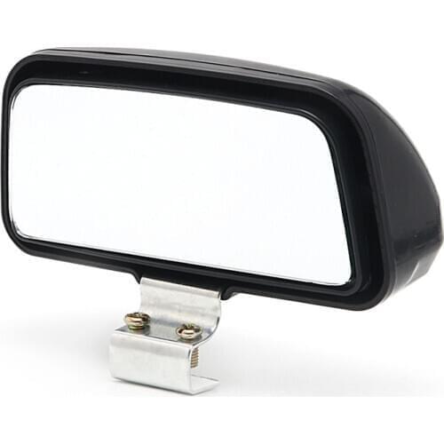 1 Pc Car Unversal Adjustable Wide Angle Mirror Rear View Blind Spot 11x7cm U2JA