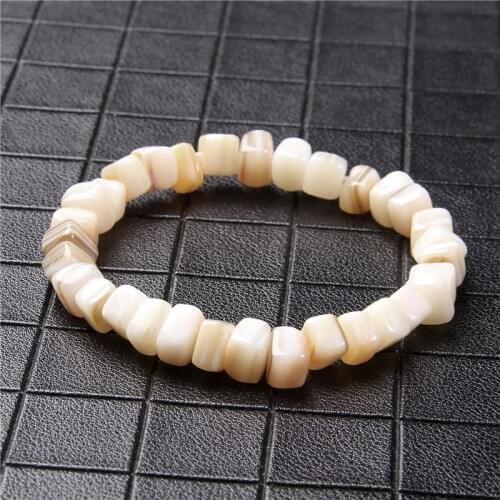 Natural Shell Bracelets For Women Fashion Bohemian Beige Strand Beads Bracelet Vintage Exquisite Jewelry Christmas Gifts Pulsera