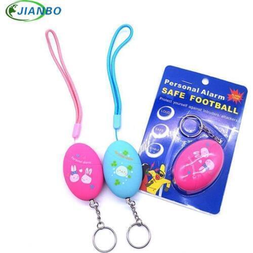 Women Personal Security Self Defense keychain Personal Alarm Student Girl Call Device Anti Wolf Key Chain Alarm Protection Tool