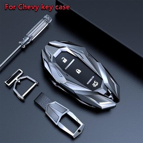 Car Smart Key Case Shell Cover Keychains Fob For Chevrolet Chevy Camaro Cruze Malibu Orlando EquinoxTracker 2017 Car Accessories