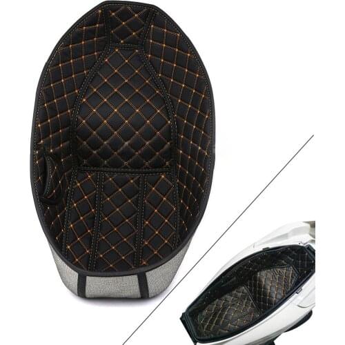 For Honda PCX 150 PCX150 2014-2020 Seat Cushion Cover Bucket Pillow Storage Box Mat Blanket Moto Scooter Accessories PU Leather