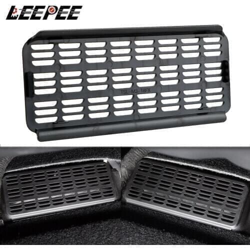 LEEPEE 2PCS/Set Air Conditioning Vent Cover Net Car Air Outlet Cover Under Seat For Tesla Model 3 Anti-blocking Dustproof Back