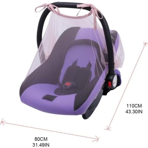 Baby Stroller Mosquito Bug Net 80*100cm Insect Netting Cover Multi Color for Pram Buggy Infant Carriers Car Seats Accessories
