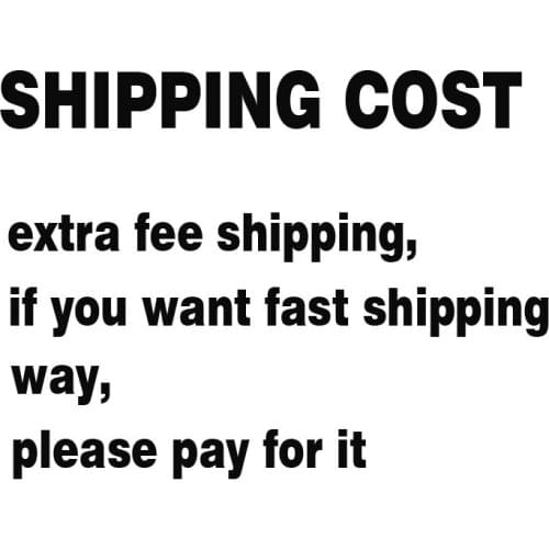 Extra fee shipping, if you want fast shipping way, please pay for it