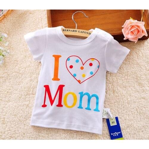 Baby Boys girls T-shirt 2017 Summer New Baby Clothing Baby Boys Short Sleeves T shirt Kids tops Cotton Cartoon Baby tees