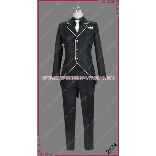 Overlord Sebas Tian Head Butler of the Great Tomb of Nazarick Iron Butler Uniform Outfit Cosplay Costume S002