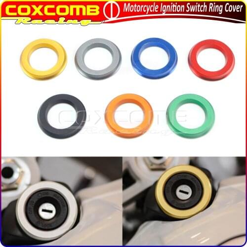 For Vespa GTS Primavera 150 125 Touring Sprint LX150 LXV150 Motorcycle CNC Ignition Cover Key Switch Ring Hole Circle Stickerr