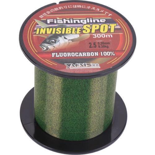 100/150/200/300/500M Green Fishing Line Super Strong Nylon Not Fluorocarbon Tackle Non-Linen Multifilament Fishing Line