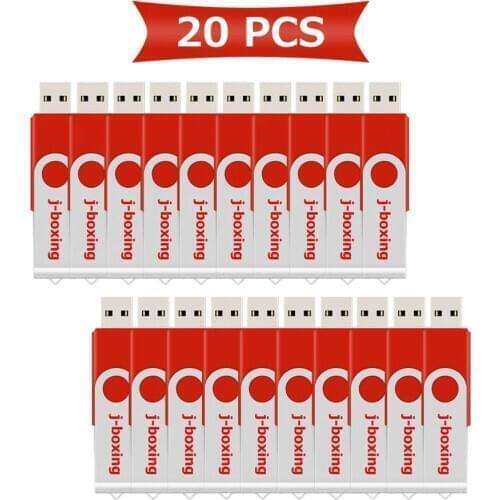 Bulk 20PCS Memory Flash Drive 64MB 1GB Metal Swivel Flash Pendrive 256MB 4GB 16GB Memory Drive Storage for PC Embroidery Machine