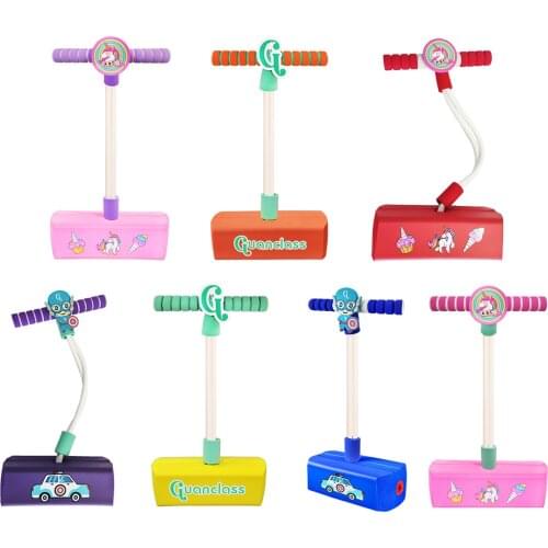 New Kids Pogo Jumper Fun And Safe Pogo Stick Sports Early Educational Toy Durable Foam And Bungee Jumper For Children Toys Gift