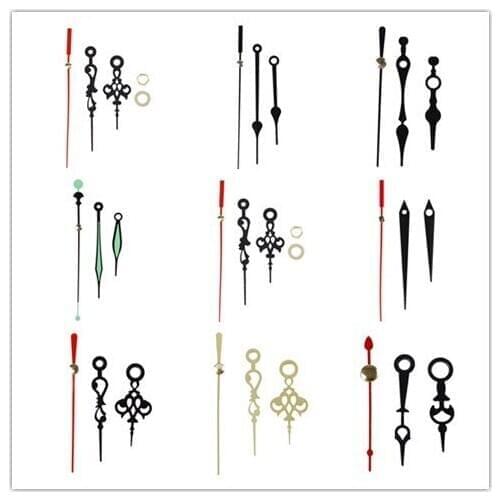 New Quartz Clock Movement Mechanism Gold Hands Parts Hands DIY Replace Repair Wall Clock Parts Kit