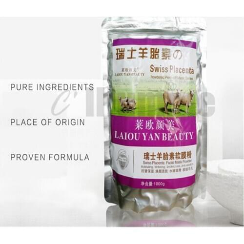 Sheep Placenta Modeling Peel Off Mask Soft Film Powder Whitening Anti Wrinkle Moisturizing Repair Beauty Mask Powder 820g