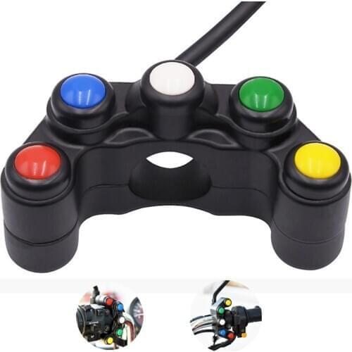 7/8" Universal Motorcycle Switch Electric Bicycle ATVs Scooter Headlight Fog Lamp Horn Turn Signal Handlebar Switches