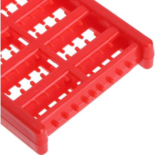 Fishing Rig Board Plastic Double Side Spring Hooks Storage Catch Holder Random