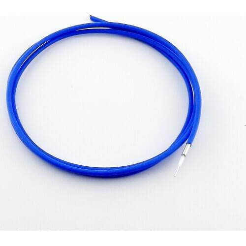 1x Semi-Rigid Flexible RG405 0.086" Jacket RF Coaxial Coax Connector Cable 1M 40" 3FT Blue
