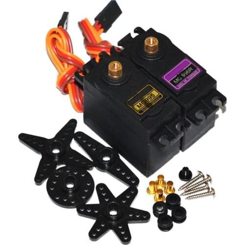 13KG 15KG Servos Digital MG995 MG996 MG996R Servo Metal Gear for Futaba JR Car RC Model Helicopter Boat For Arduino UNO Diy