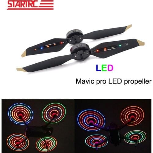 STARTRC DJI Mavic pro LED propellers USB Charger Rechargeable Battery 8331 Propellers For DJI Mavic Pro Platinum Drone
