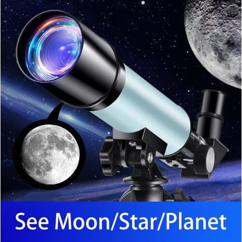 HD Professional Astronomical Telescope Powerful Monocular 20000m Large Objective BAK4 Watch Space Search Moon for Children Gifts