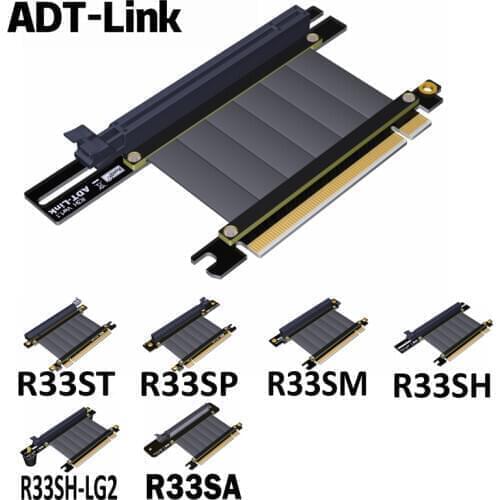 ADT Pcie x16 graphics card extension cable supports TT Thermaltake MSI MSI Cooler Master Lianli Graphics Video Cards Vertical