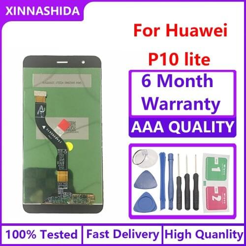 LCD With Frame For HUAWEI P10 Lite Lcd Display Screen For HUAWEI P10 Lite WAS-LX1 WAS-LX1A WAS-LX2 WAS-LX3