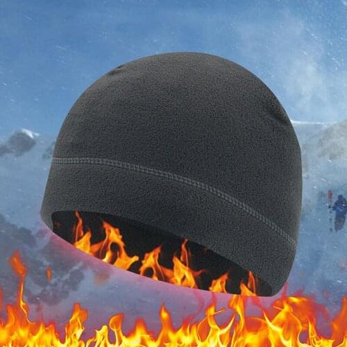Winter Cycling Hat Fleece Warm Windproof Women Men Motorcycle Running Ski Caps Biking Portable Dustproof Cycling Parts Accessory