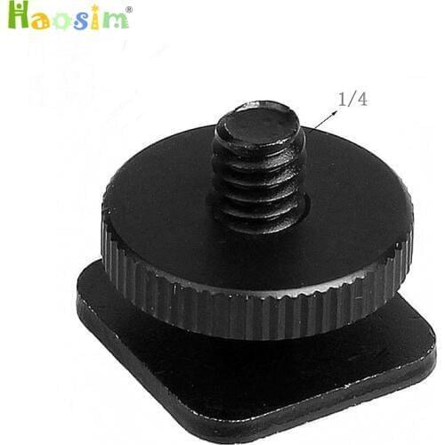 1/4" Tripod Mount Screw with one Layer to Flash Hot Shoe Adapter Holder Mount Photo Studio Accessories
