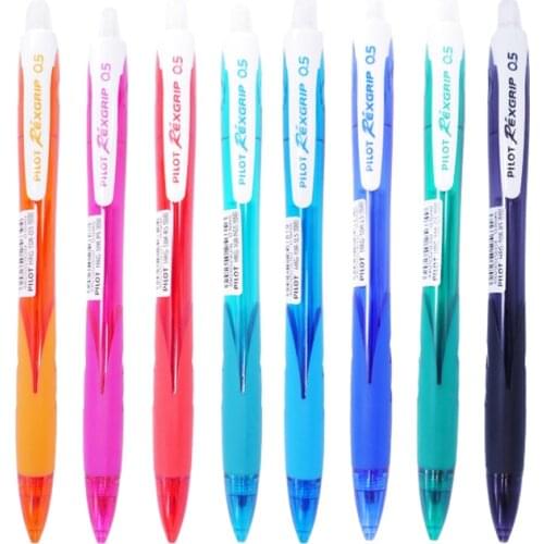1pc Pilot Color Mechanical Pencil HRG-10R Activity Pencil Retractable Tip Soft Plastic Pen Grip School Stationery Supplies