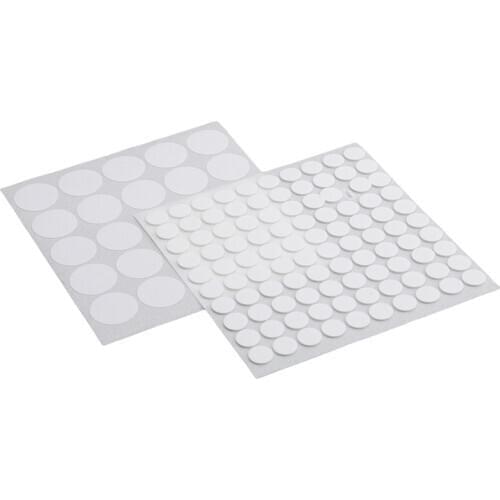 10/20mm 25/100 Pcs Thin strong adhesive double-sided tape white paper Strong Glue papers