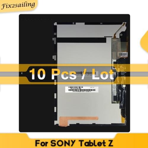 10 Pcs/Lots For Sony Xperia Tablet Z Z1 10.1 SGP311 SGP312 SGP321 LCD Display Touch Screen For Tablet Z Z1 LCD With Frame