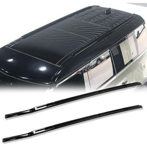 2 Pieces Aluminium Roof Rail Rack Side Rail Bar Fits for Land Rover Defender L663 4D 110 2020 2021