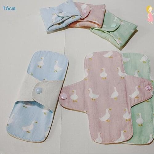 2pcs/lot Washable Sanitary Pads Reusable Menstrual Pads Napkin Breathable Panty Liners for Women Feminine Hygiene