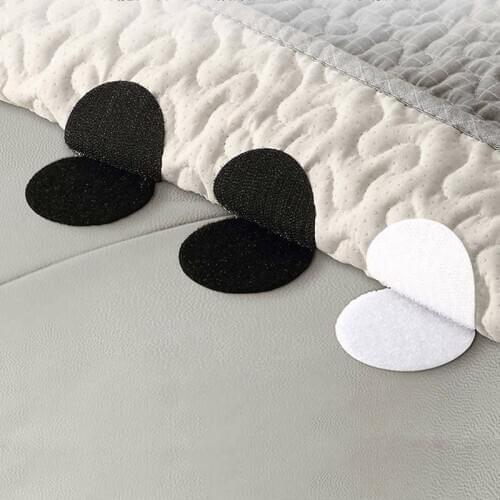 20pcs/10 Pairs Anti Curling Carpet Tape Rug Gripper Velcro Secure the Carpet Sofa and Sheets in Place and Keep the Corners Flat