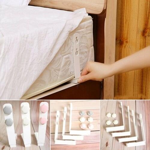 4pcs/set Bed Sheet Clip Slip-Resistant Fixing Clip Holders Clamps Mattress Fasteners Holder Coverlet Sheet Holder