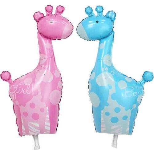Decorated aluminum balloons childrens birthday wedding wedding room background decoration giraffe decorated aluminum balloons